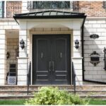 Nova Royal Series Wrought Iron Custom Exterior Door Style 004