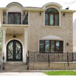Nova Royal Series Wrought Iron Custom Exterior Door Style 009