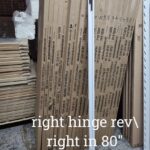 Invisible frame for 80 inch door Single