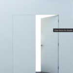 Invisible frame for 80 inch door Single