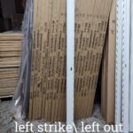 Invisible frame for 80 inch door Single
