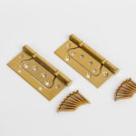 Non Mortise / Flush Mount Polished Gold/Brass