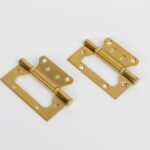 Non Mortise / Flush Mount Polished Gold/Brass