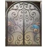 Nova Royal Series Wrought Iron Custom Exterior Door Style 001