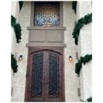 Nova Royal Series Wrought Iron Custom Exterior Door Style 013
