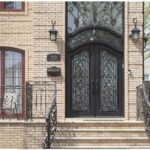 Nova Royal Series Wrought Iron Custom Exterior Door Style 010