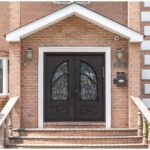 Nova Royal Series Wrought Iron Custom Exterior Door Style 030