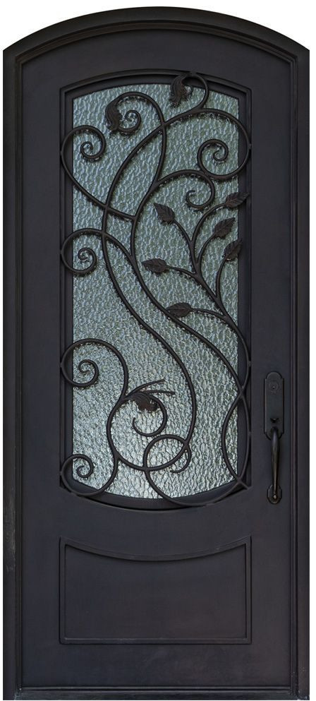 Nova Royal Series Wrought Iron Custom Exterior Door Style 031