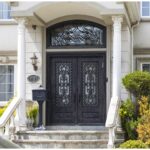 Nova Royal Series Wrought Iron Custom Exterior Door Style 032