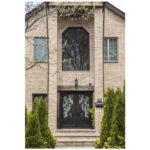 Nova Royal Series Wrought Iron Custom Exterior Door Style 047