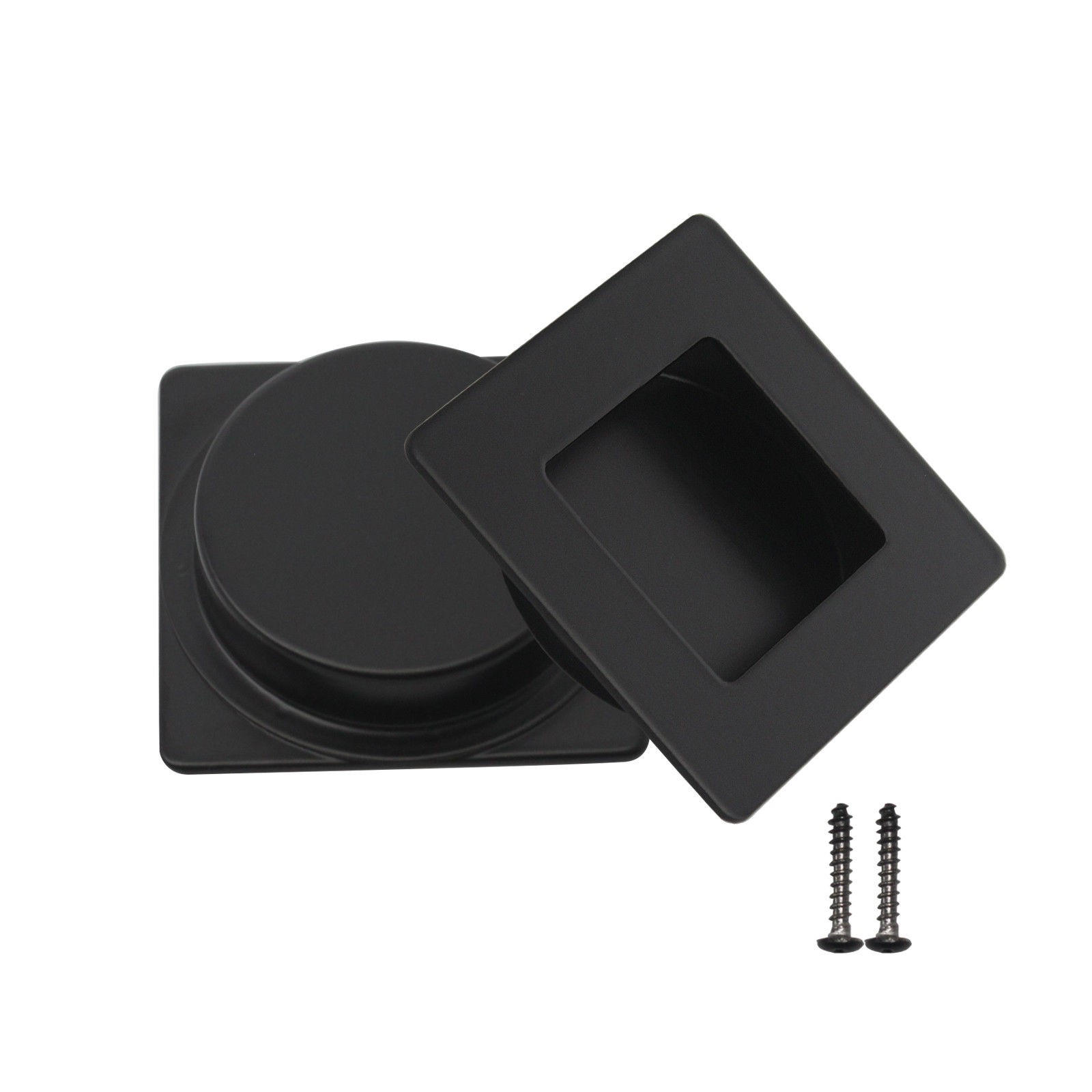 Black Squared Door Pull