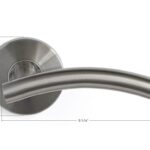 Curve Satin Nickel Privacy / Passage