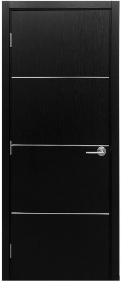 Nova HG008 Black Ash Laminated Modern Interior Door