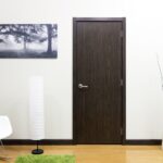 Nova M34 Black Walnut Laminated Modern Interior Door