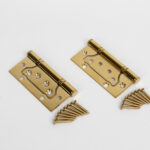 Non Mortise / Flush Mount Polished Gold/Brass