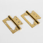 Non Mortise / Flush Mount Polished Gold/Brass