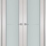 Nova 1 Lite 1H White Wenge Wood Laminated Modern Interior Door