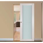 Nova 1 Lite 1H White Wenge Wood Laminated Modern Interior Door