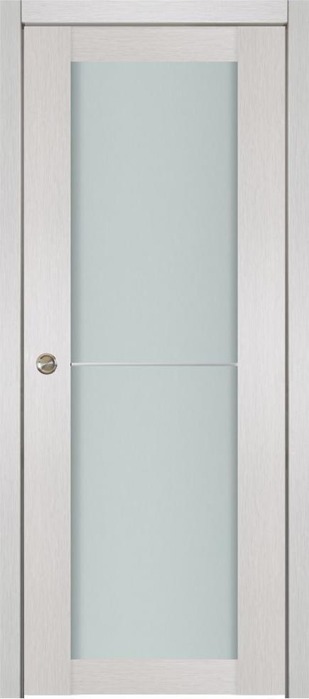 Nova 1 Lite 1H White Wenge Wood Laminated Modern Interior Door