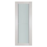 Nova 1 Lite 1H White Wenge Wood Laminated Modern Interior Door