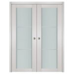 Nova 1 Lite 2H White Wenge Wood Laminated Modern Interior Door