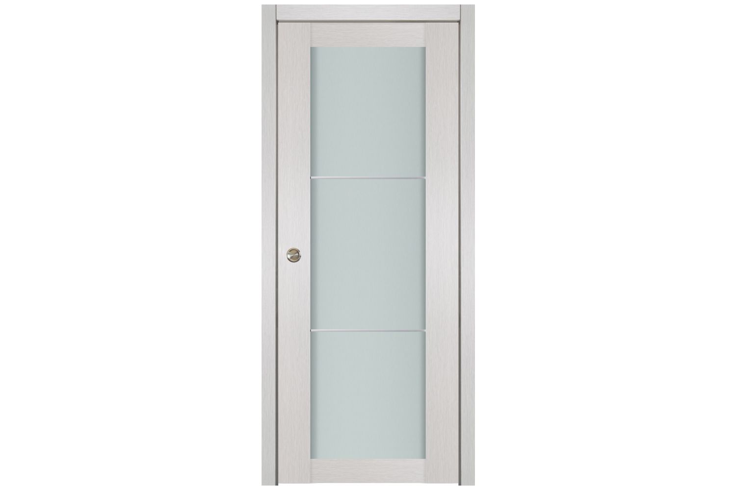 Nova 1 Lite 2H White Wenge Wood Laminated Modern Interior Door