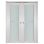 Nova 1 Lite 2HC White Wenge Wood Laminated Modern Interior Door