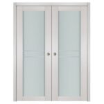 Nova 1 Lite 2HC White Wenge Wood Laminated Modern Interior Door