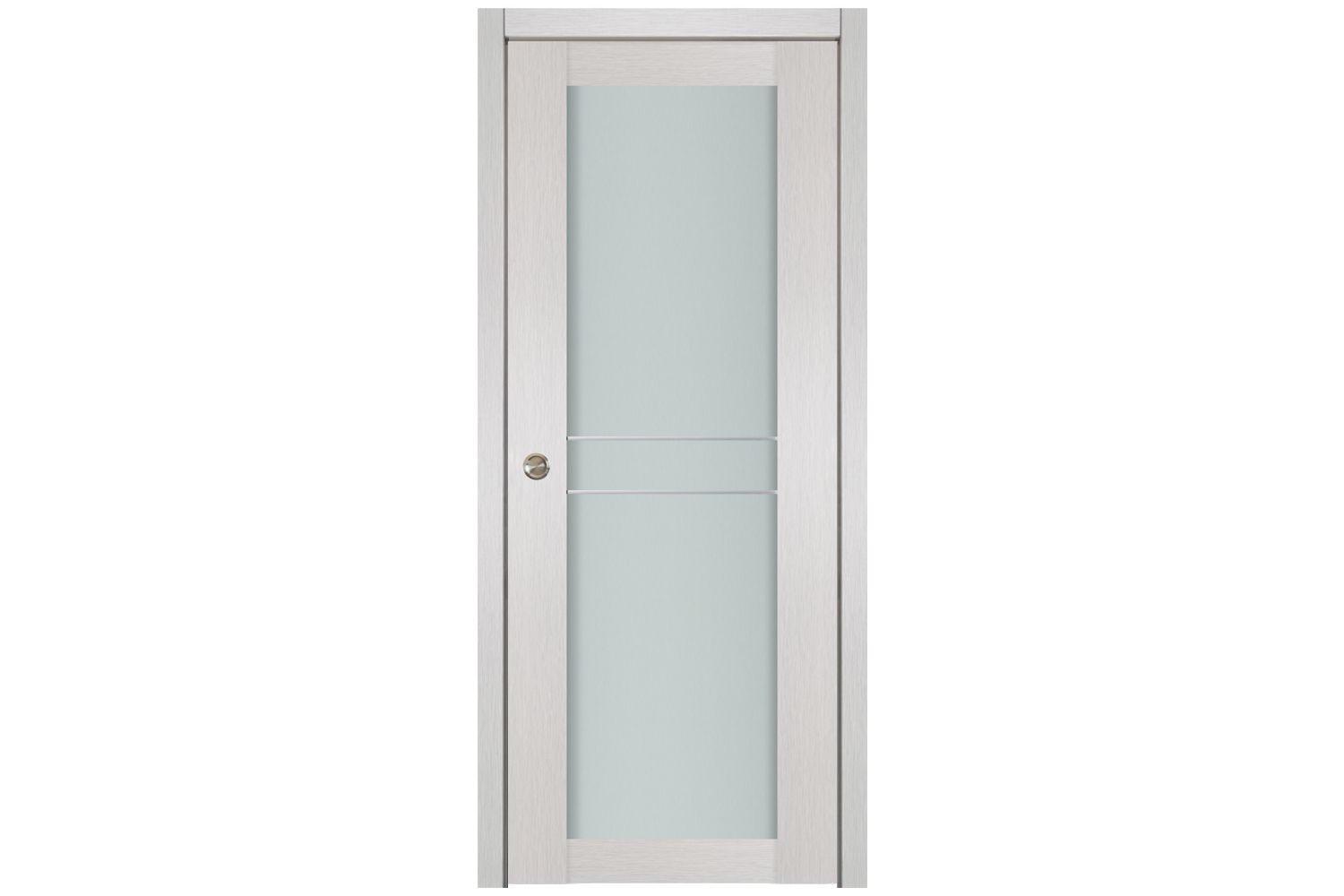 Nova 1 Lite 2HC White Wenge Wood Laminated Modern Interior Door