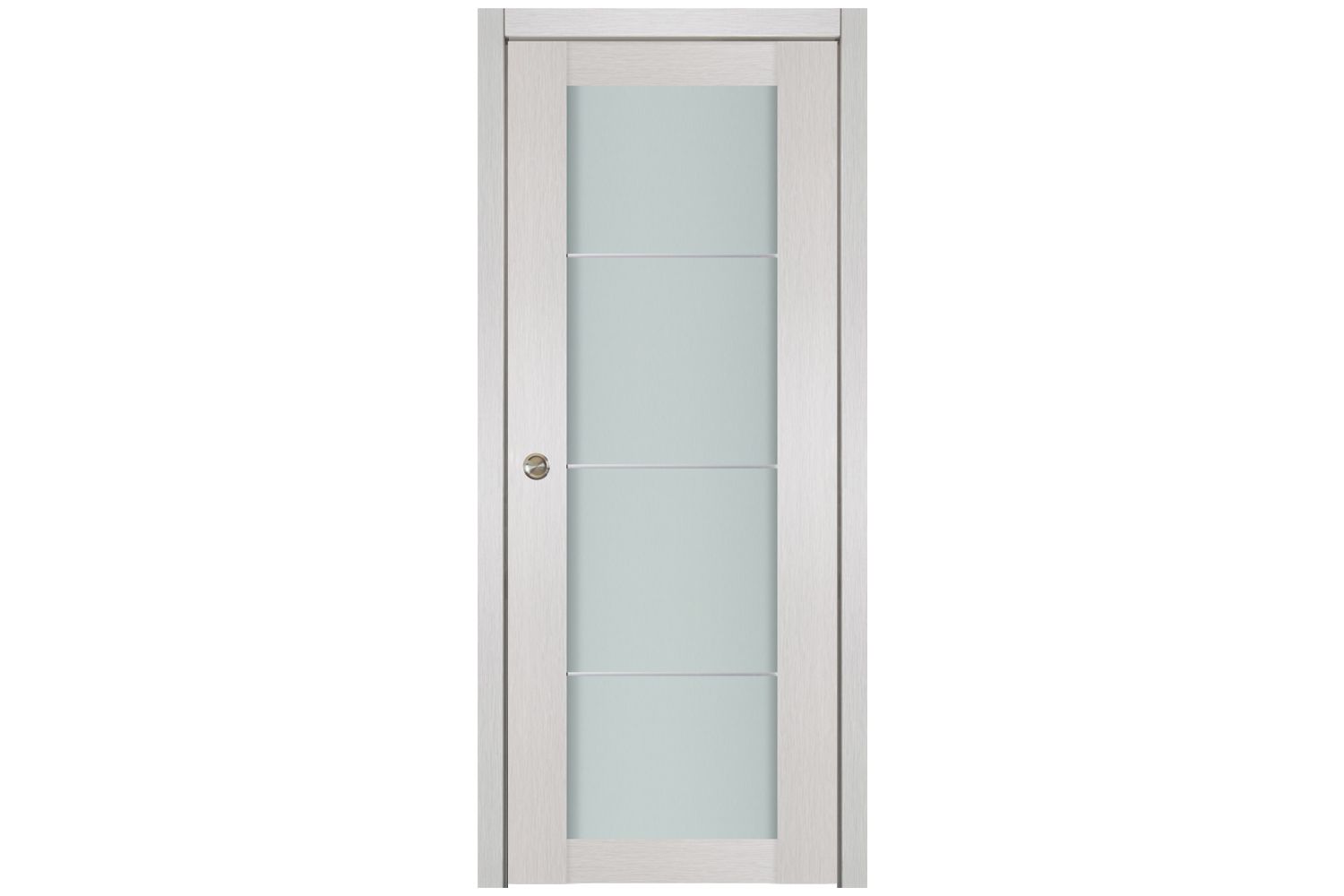 Nova 1 Lite 3H White Wenge Wood Laminated Modern Interior Door