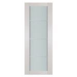 Nova 1 Lite 3H White Wenge Wood Laminated Modern Interior Door