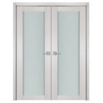 Nova 1 Lite White Wenge Wood Laminated Modern Interior Door