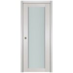 Nova 1 Lite White Wenge Wood Laminated Modern Interior Door