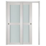 Nova 2 Lite White Wenge Wood Laminated Modern Interior Door