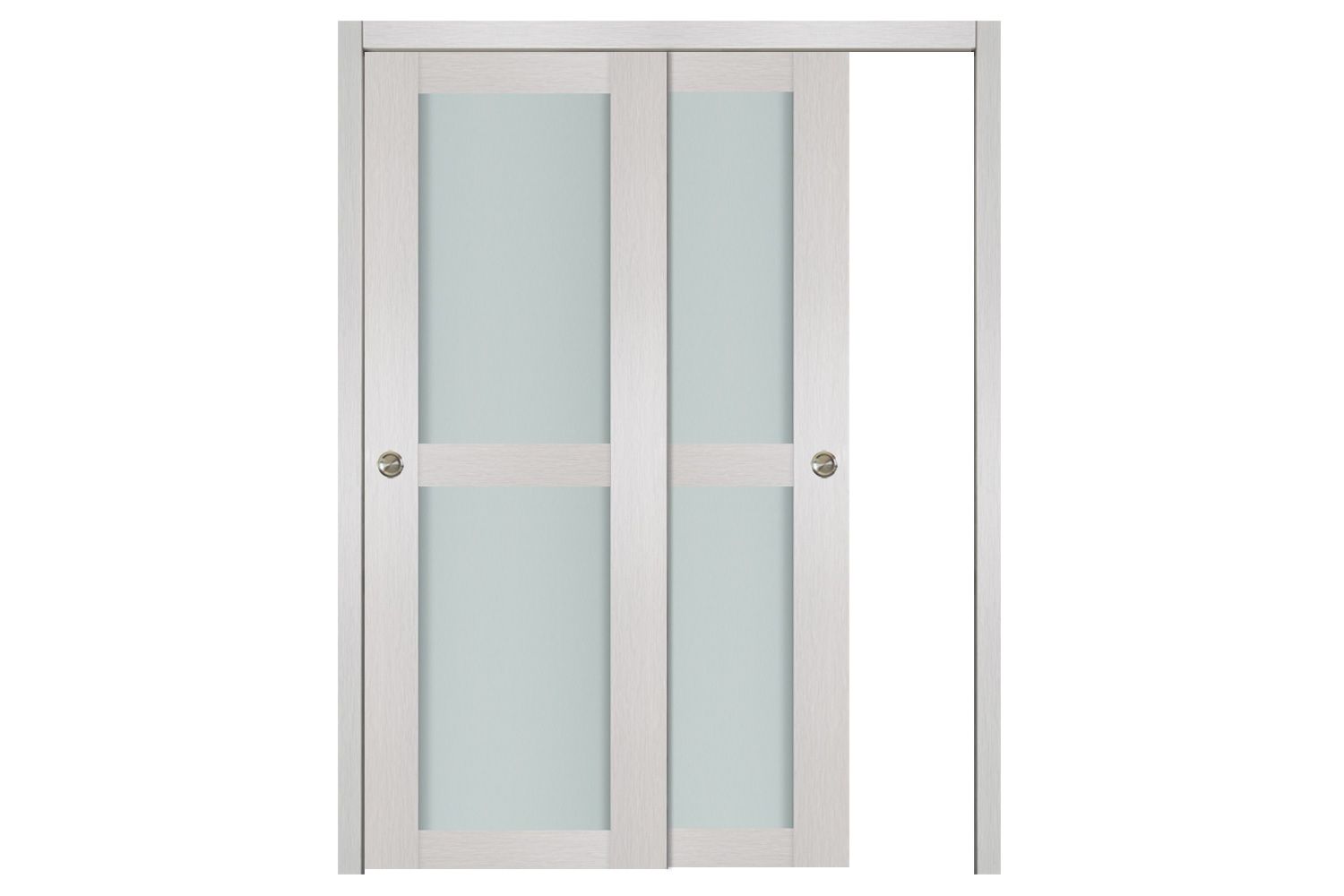 Nova 2 Lite White Wenge Wood Laminated Modern Interior Door