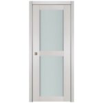 Nova 2 Lite White Wenge Wood Laminated Modern Interior Door