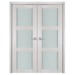 Nova 3 Lite White Wenge Wood Laminated Modern Interior Door