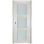 Nova 3 Lite White Wenge Wood Laminated Modern Interior Door