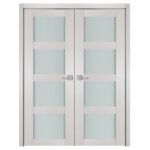 Nova 4 Lite White Wenge Wood Laminated Modern Interior Door