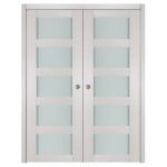 Nova 5 Lite White Wenge Wood Laminated Modern Interior Door