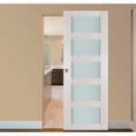 Nova 5 Lite White Wenge Wood Laminated Modern Interior Door