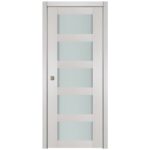 Nova 5 Lite White Wenge Wood Laminated Modern Interior Door