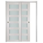 Nova 6 Lite White Wenge Wood Laminated Modern Interior Door