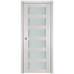 Nova 6 Lite White Wenge Wood Laminated Modern Interior Door