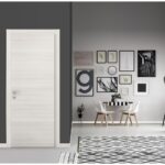 Nova Braga Palissandro Bianco Matrix Laminated Modern Interior Door