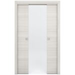 Nova Braga Palissandro Bianco Matrix Laminated Modern Interior Door