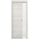 Nova Braga Palissandro Bianco Matrix Laminated Modern Interior Door