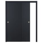 Nova Glam G-Pro 001 Soft Black Laminated Modern Interior Door