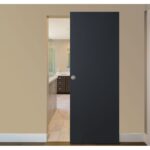 Nova Glam G-Pro 001 Soft Black Laminated Modern Interior Door