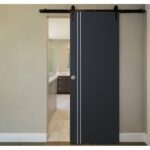 Nova Glam G-Pro 002 Soft Black Laminated Modern Interior Door